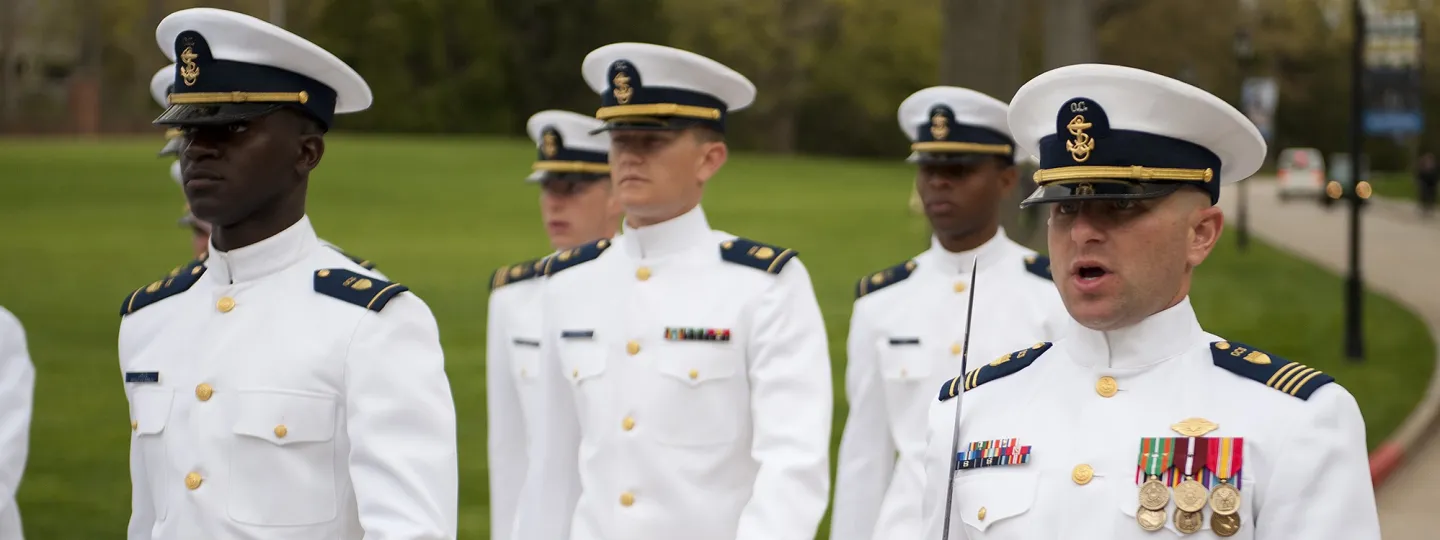 Coast Guard officer candidates